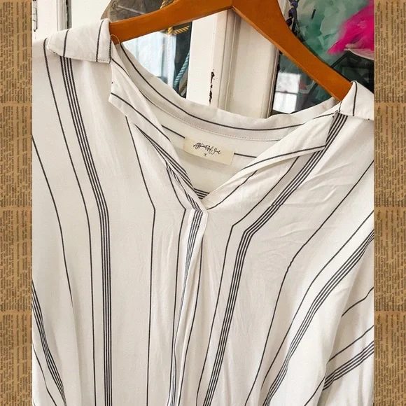 arula (formerly a’beautiful soul) striped blouse - Picture 2 of 4